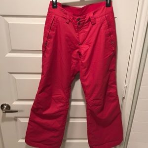North Face Pink Snowboarding/Ski pants